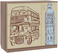 Фото mebel-dlya-gostinits комод комбинированный челси производитель Мебельсон