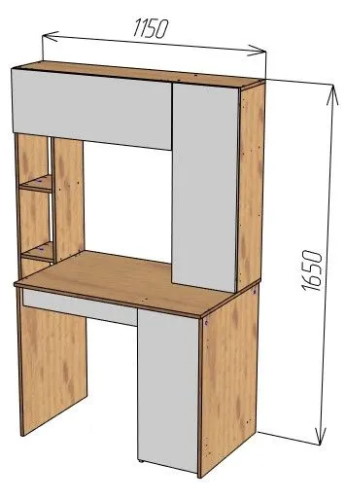 Фото Стол компьютерный СК-64  от производителя Пирамида в Крыму по цене 8 860 ₽