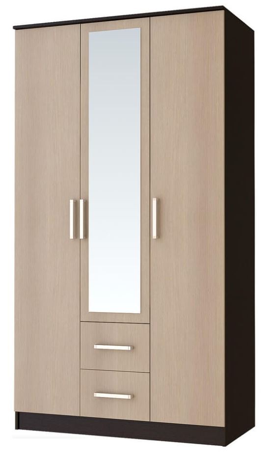 Фото Шкаф Фиеста (120) трехдверный от производителя БТС  в Крыму по цене 13&nbsp;360 ₽