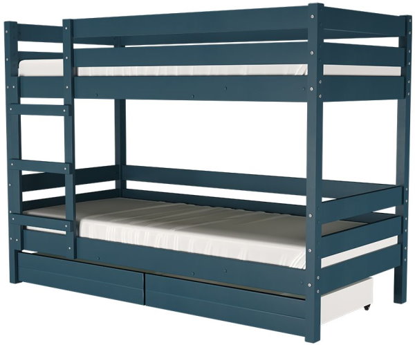 Фото Кровать 2-х ярусная Джуниор (СМ 90х200) с основаниями под матрасы от производителя Браво-мебель в Крыму по цене 32&nbsp;710 ₽