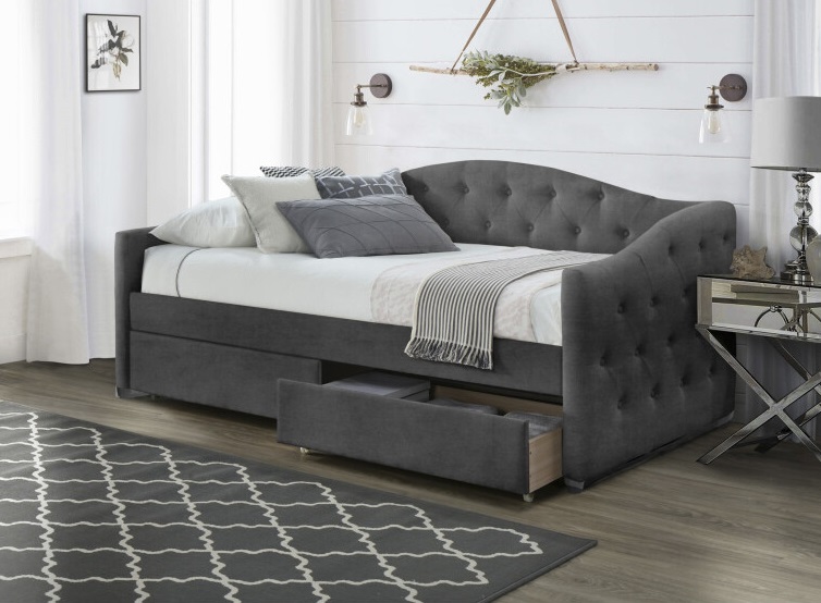 Фото Кровать односпальная Halmar Aloha (СМ 90х200) c ортопедическим основанием от производителя Halmar  в Крыму по цене 54&nbsp;950 ₽