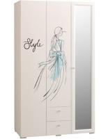 1. Гламур Шкаф 3-створчатый