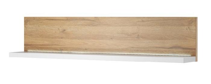 Полка typ 01 Bota (белый-дуб грандсон (Helvetia) ) Полка typ 01 Bota (белый-дуб грандсон (Helvetia) )