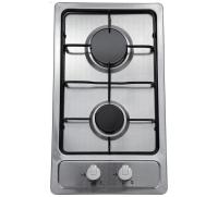 Варочная поверхность газовая 2-х конф. VENTOLUX HG320 EES INOX 2 (600х520хh43) (Материал корпуса нержавеющая сталь , Цвет корпуса Матовый) в Крыму от производителя в интернет магазине Планета Комфорта Варочная поверхность газовая 2-х конф. VENTOLUX HG320 EES INOX 2 (600х520хh43) (Материал корпуса нержавеющая сталь , Цвет корпуса Матовый) в Крыму от производителя