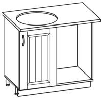 Фото  кухня селена к-77 стол-мойка угловая 1000 левая производитель Ставрополь Мебель