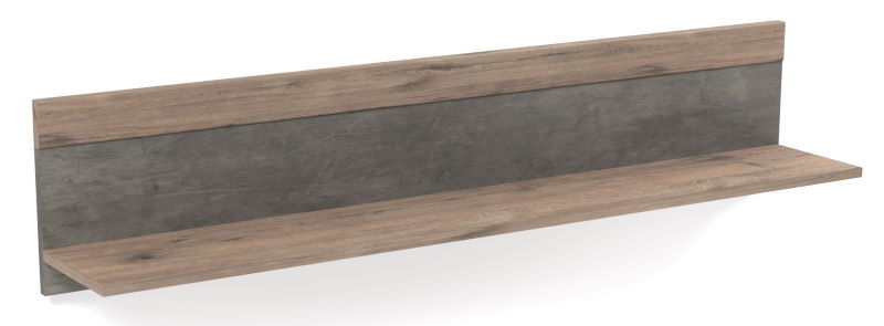 Фото Полка навесная Денвер Д-7 от производителя СБК в Крыму по цене 3 120 ₽