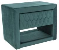 Тумбочка прикроватная Signal Azurro Velvet в интернет магазине Планета Комфорта Фото tumby-prikrovatnye тумбочка прикроватная signal azurro velvet производитель Signal