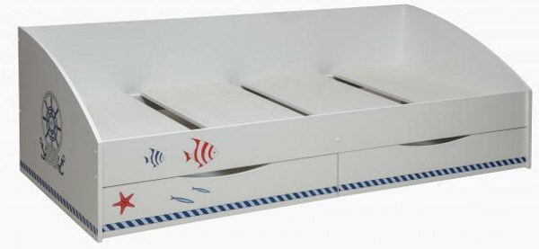 Фото Кровать односпальная Фея-3 (симметричная) (СМ 90х200) с основанием от производителя Олмеко в Крыму по цене 14 030 ₽