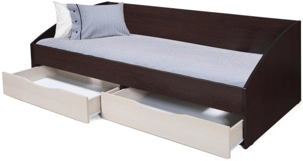 Фото Кровать односпальная Фея-3 (симметричная) (СМ 90х200) с основанием от производителя Олмеко в Крыму по цене 14 030 ₽