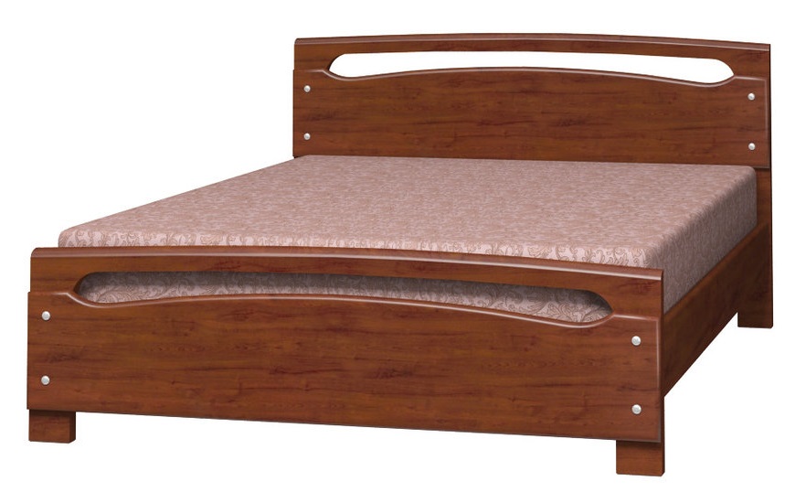Фото Кровать двуспальная Камелия-2 (СМ 140х200) без основания с универсальными царгами от производителя Браво-мебель в Крыму по цене 21&nbsp;830 ₽