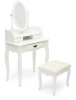 Фото Стол туалетный с пуфом NY-V3024 от производителя Tetchair в Крыму по цене 19&nbsp;780 ₽