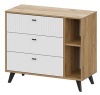 Фото Комод комбинированный Милан (3 ящика) от производителя SV-мебель в Крыму по цене 7&nbsp;860 ₽