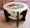 Фото Стол журнальный со вставкой из стекла круглый от производителя Марибель в Крыму по цене 5&nbsp;630 ₽
