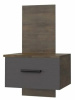 Фото Тумба прикроватная навесная Куба от производителя Браво-мебель в Крыму по цене 5&nbsp;780 ₽