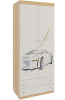 Фото Шкаф комбинированный Форсаж двухстворчатый с ящиками МKF-01 от производителя Мебельсон в Крыму по цене 10&nbsp;300 ₽