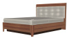 Кровать двуспальная Камелия КР-1073 (СМ 160х200) с подъемным механизмом ( 160х200 , ЛДСП/МДФ , слива валлис комбинированный , с подъемным мех. , с коробом , без матраса (Лером) )